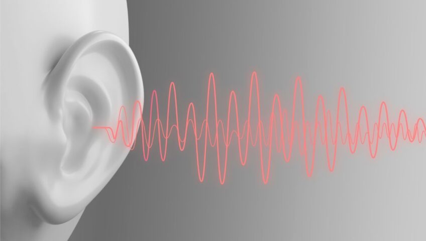 An ear displays the importance of active listening in construction